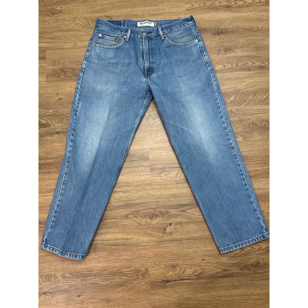 Levi Strauss 550 Relaxed Fit Men Jeans Blue W34 L29